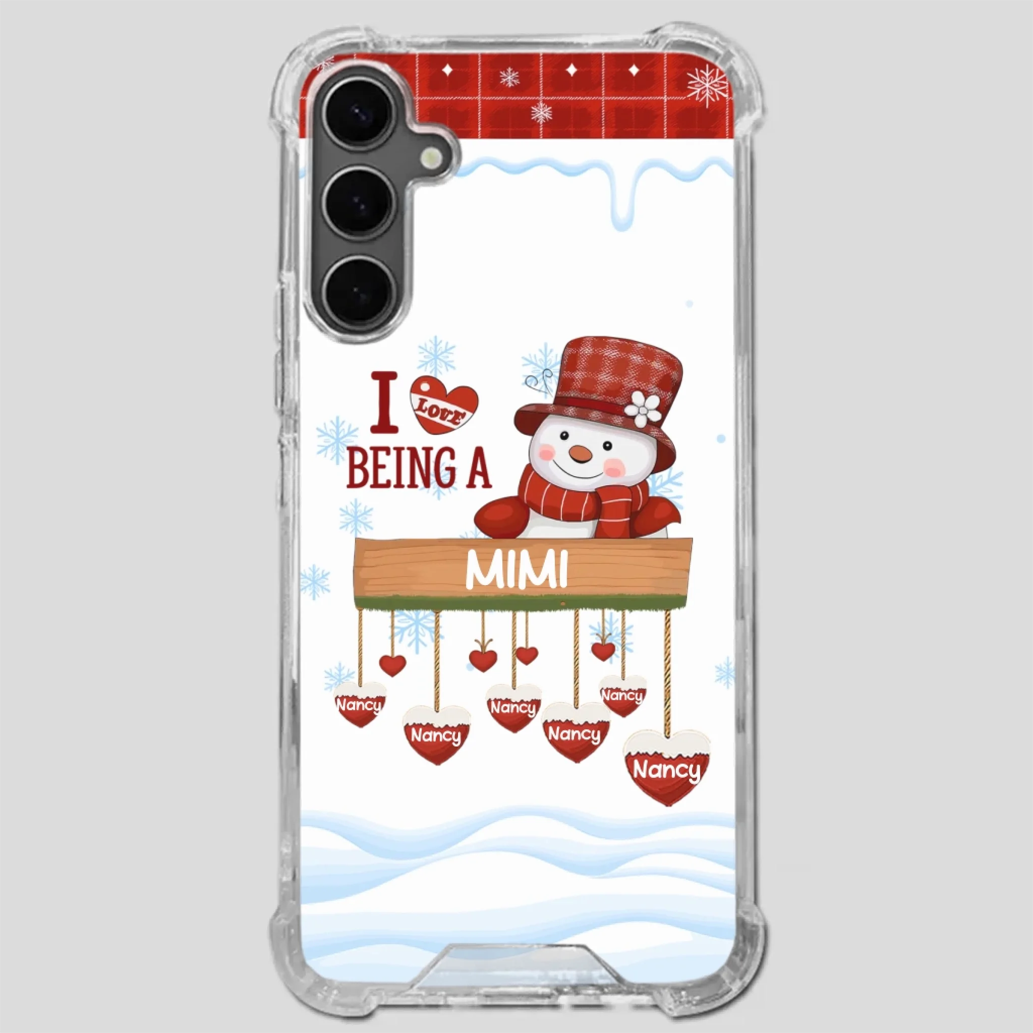 Personalized Holiday Phone Case - Merry Christmas Grandma - 89Prints