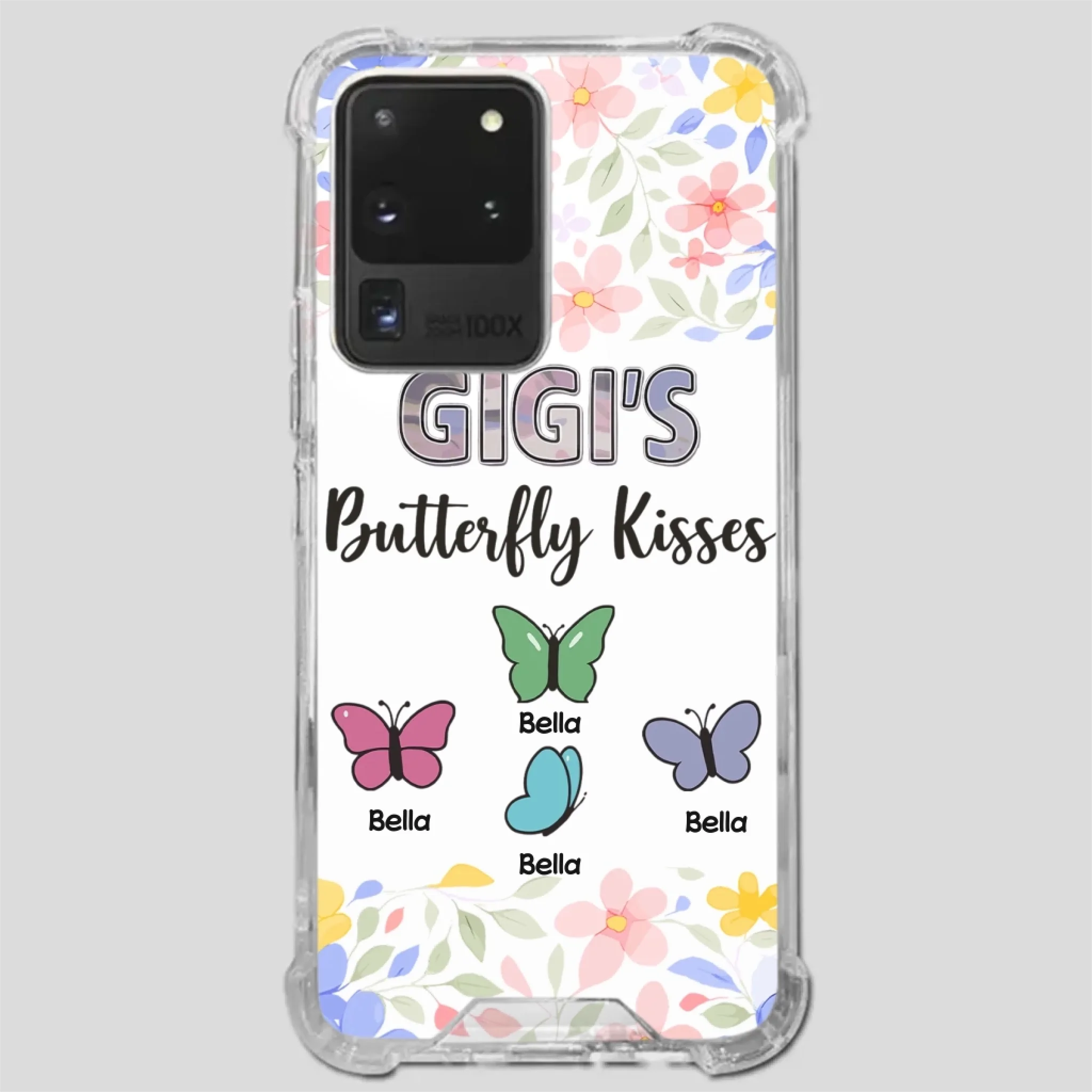 Grandma’s Butterfly Kiss Phone Case – Sweet Personalized Gift for Grandma - 89Prints