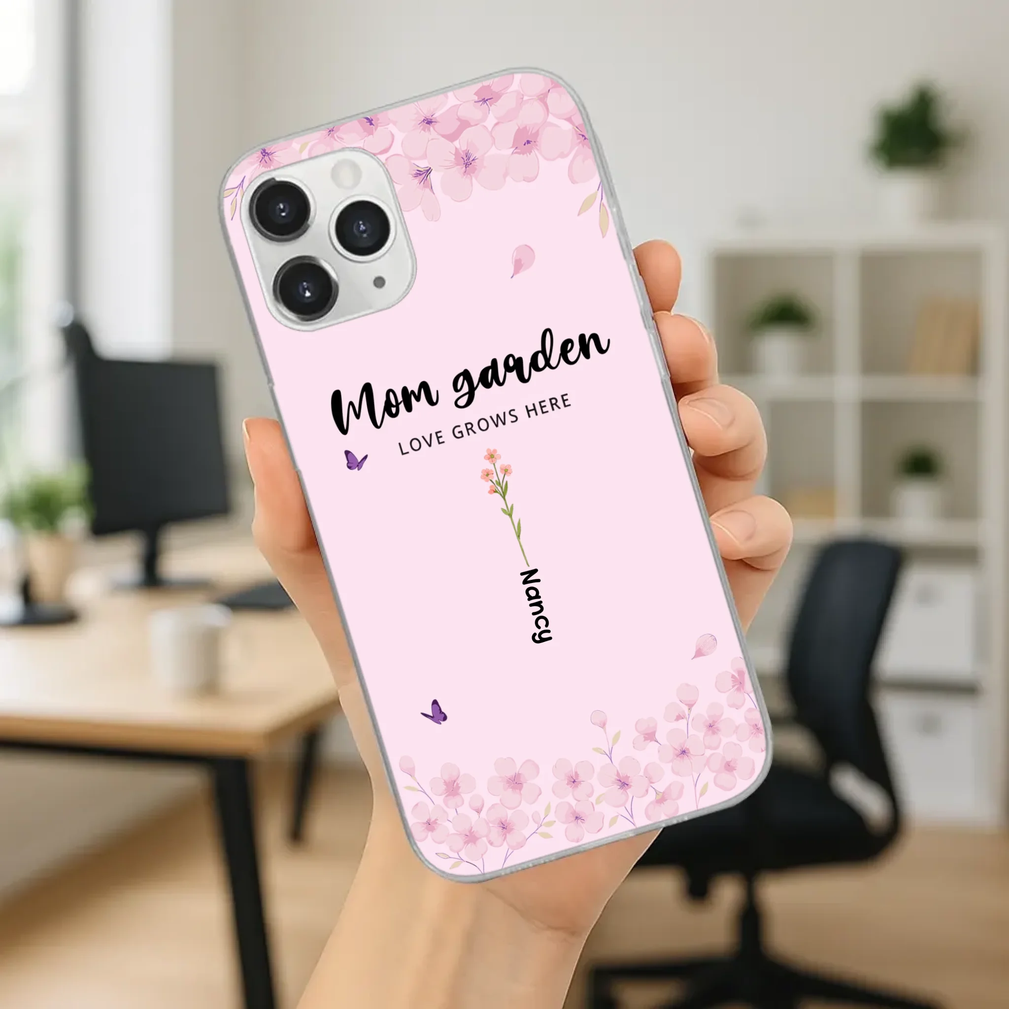 Elegant Mom’s Garden Case – Nature-Inspired Love - 89Prints