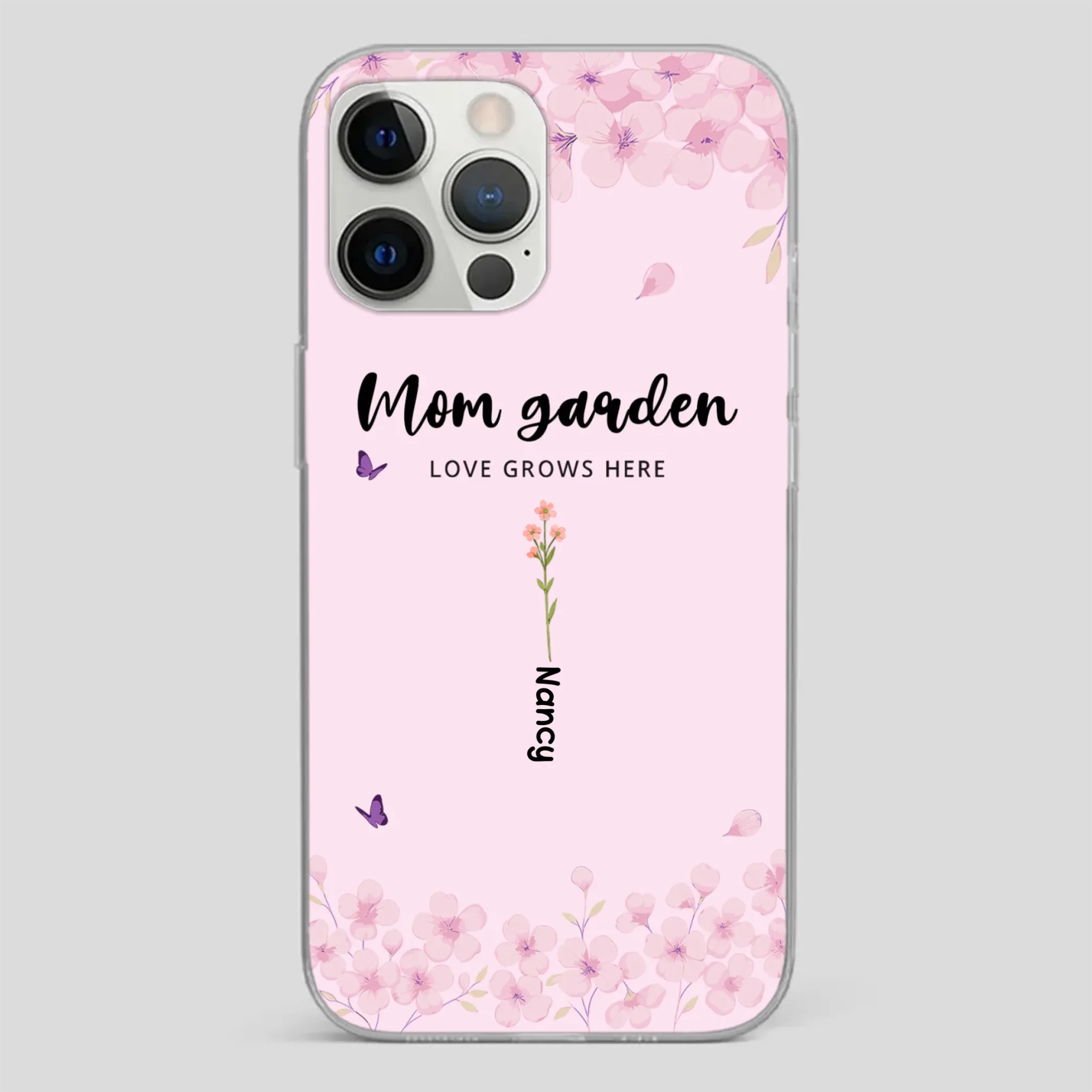 Elegant Mom’s Garden Case – Nature-Inspired Love - 89Prints