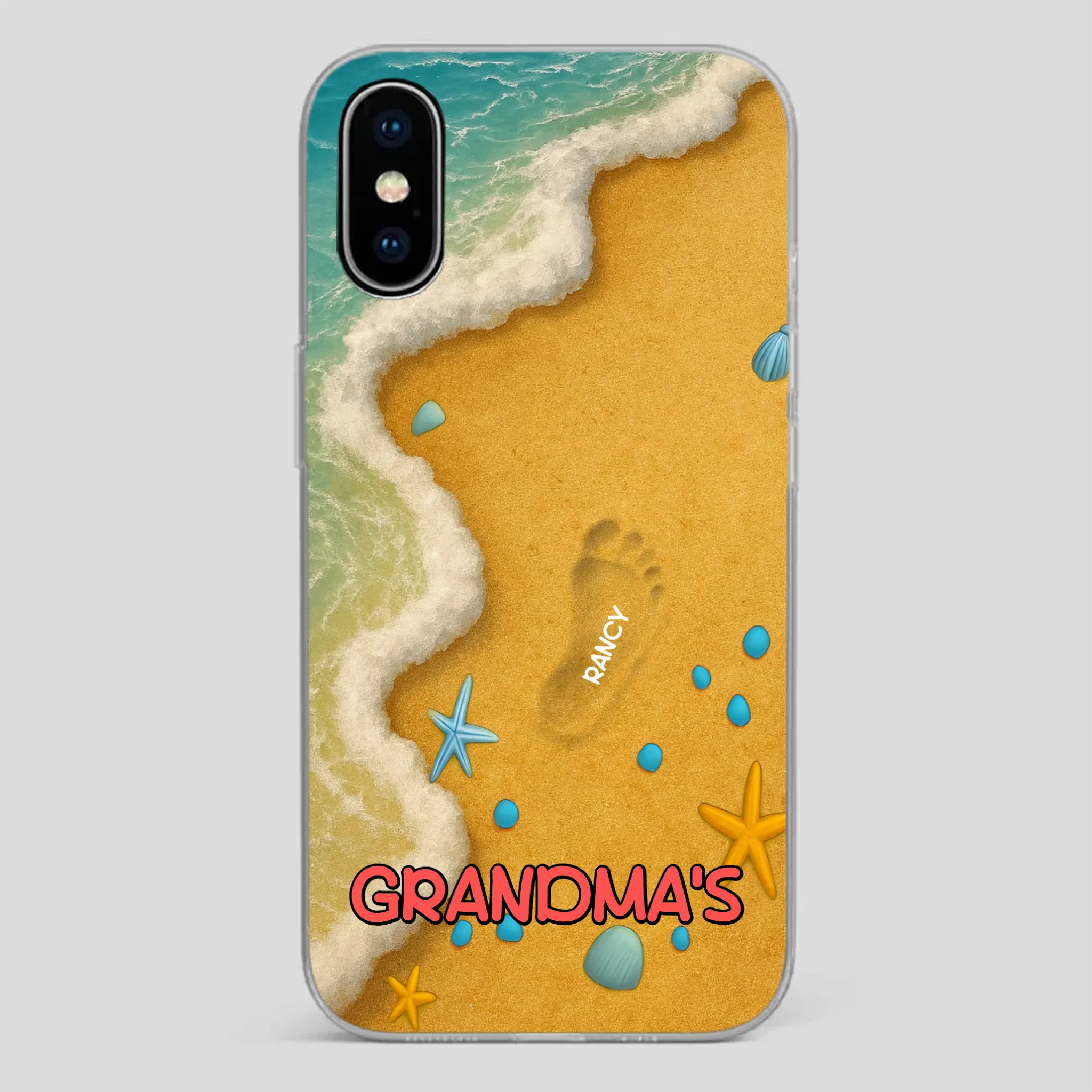 Grandma Phone Case with Flowers – Custom Name Design - 89Prints