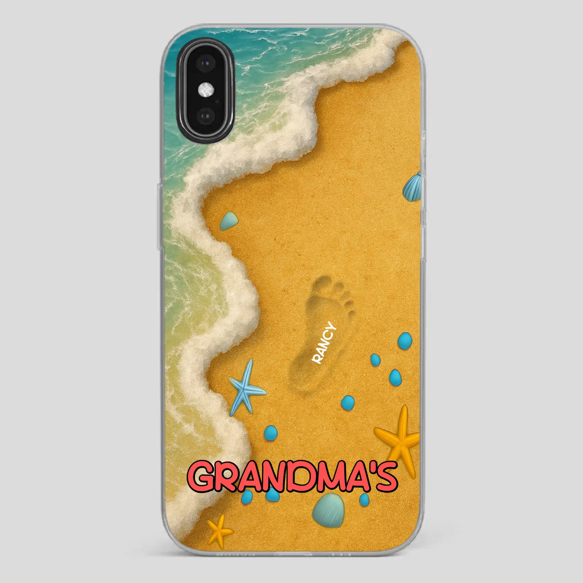 Grandma Phone Case with Flowers – Custom Name Design - 89Prints