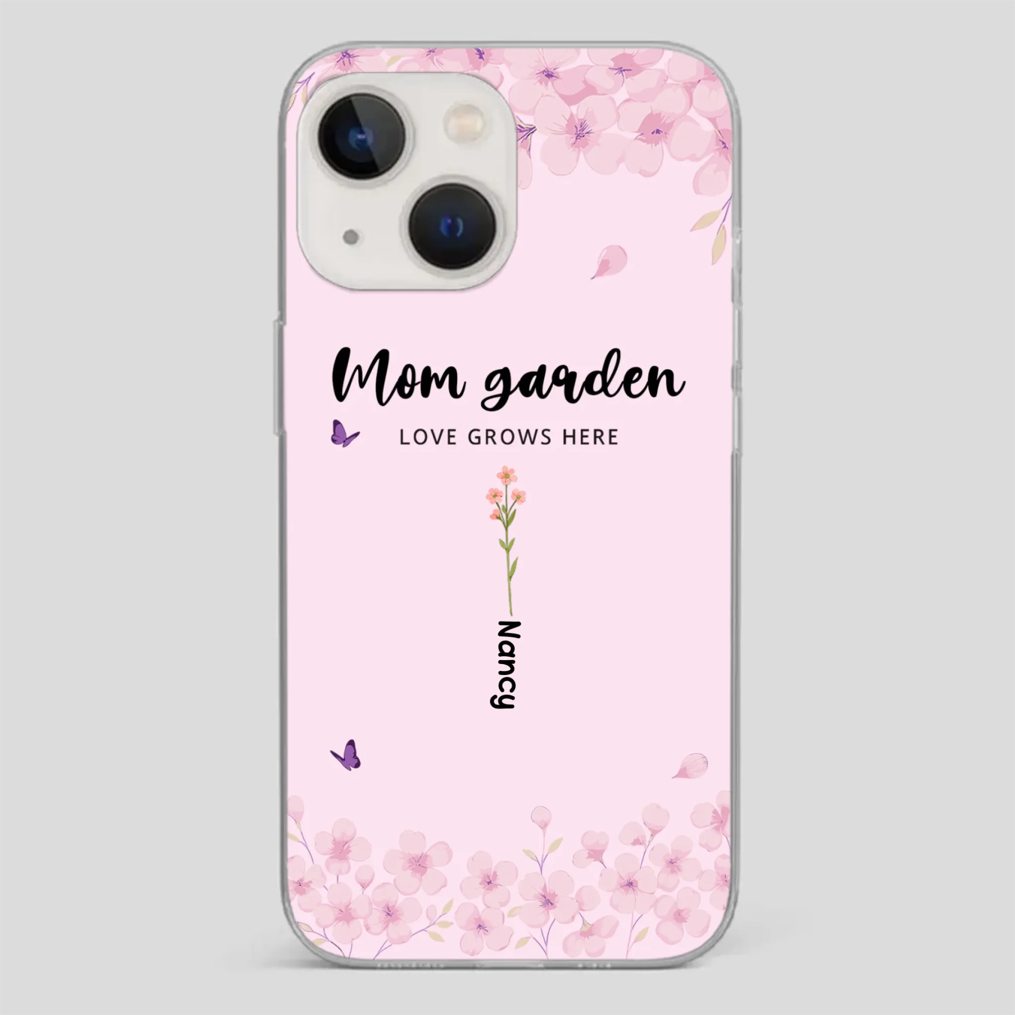 Elegant Mom’s Garden Case – Nature-Inspired Love - 89Prints