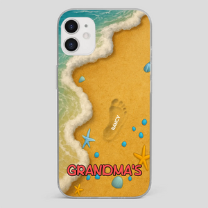 Grandma Phone Case with Flowers – Custom Name Design - 89Prints