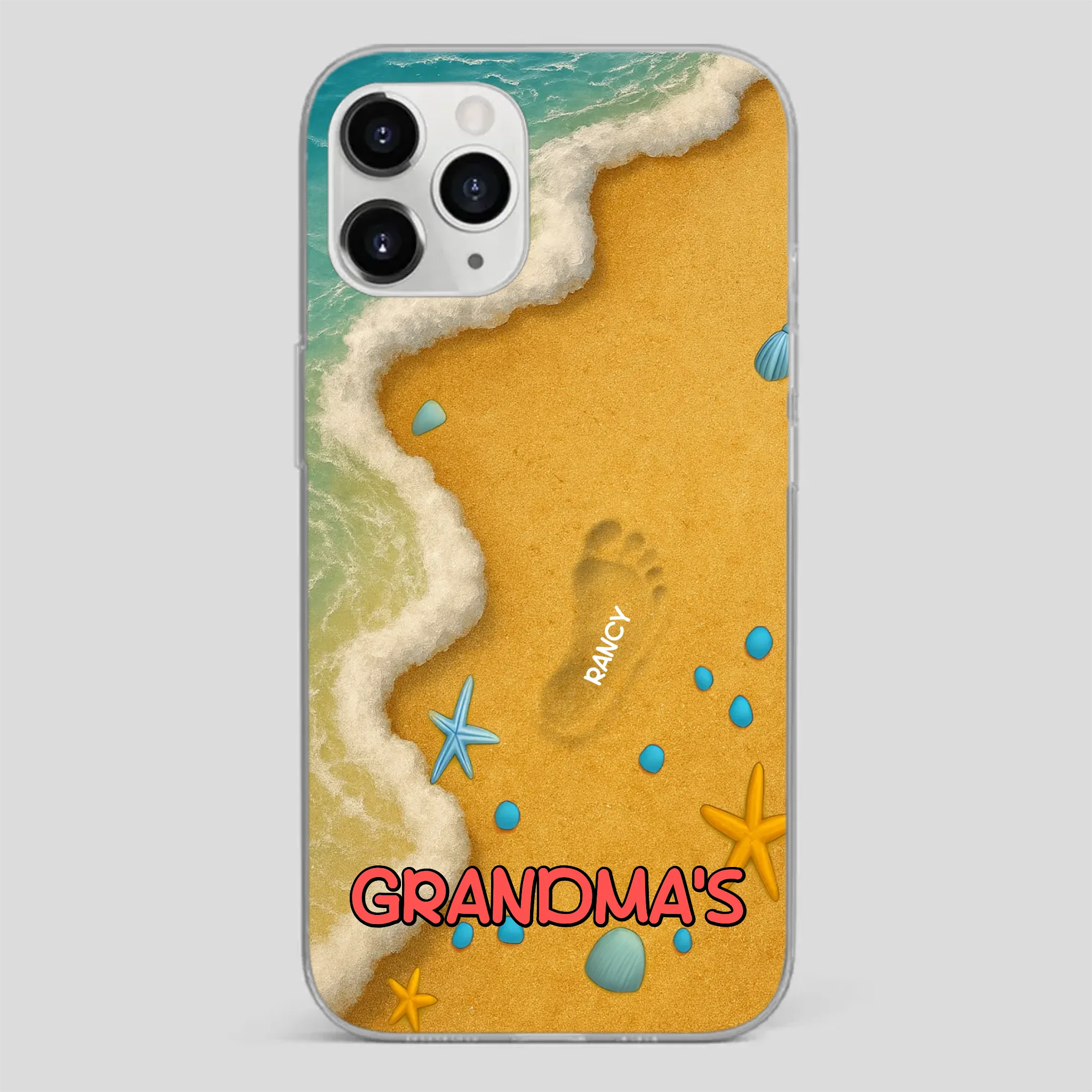 Grandma Phone Case with Flowers – Custom Name Design - 89Prints