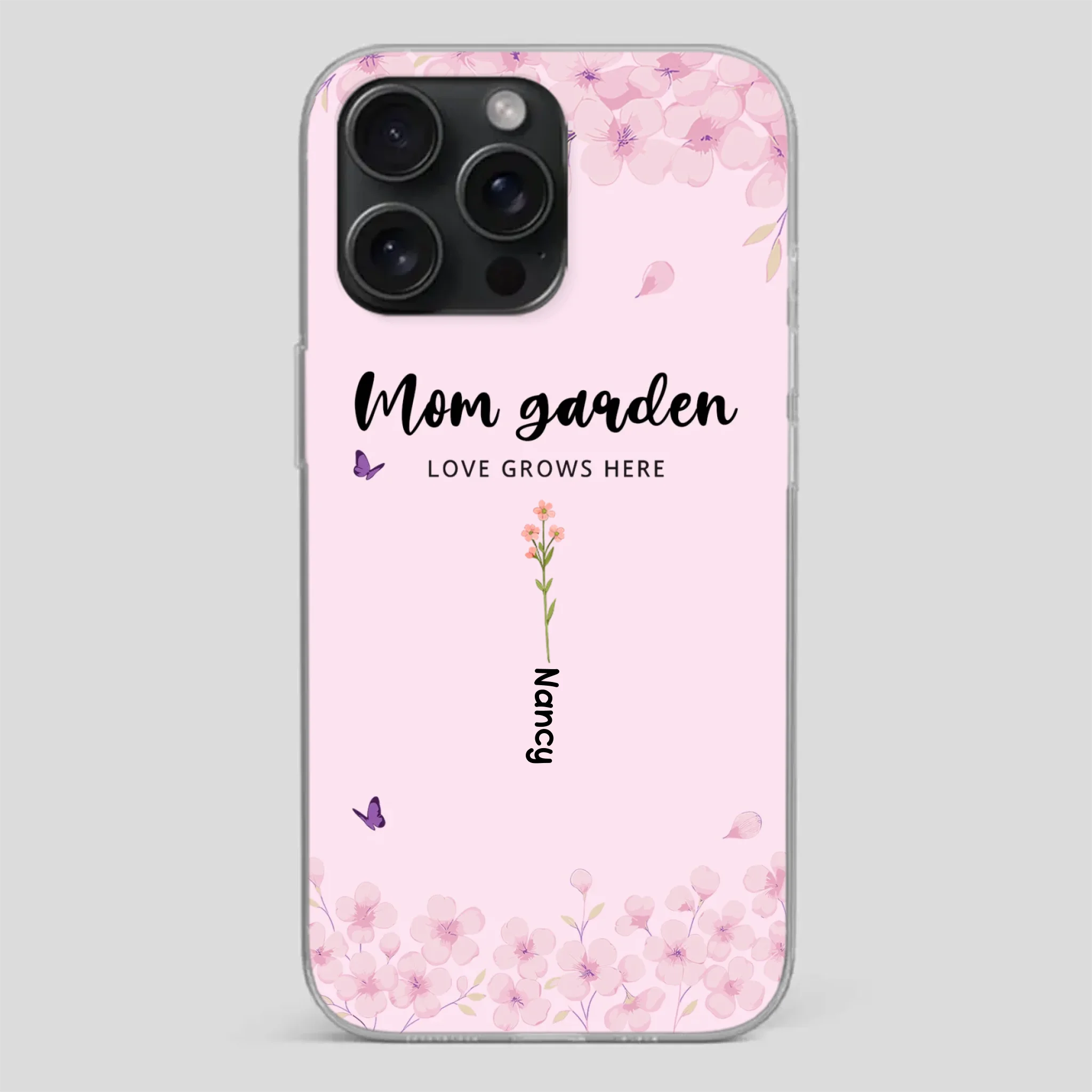 Elegant Mom’s Garden Case – Nature-Inspired Love - 89Prints