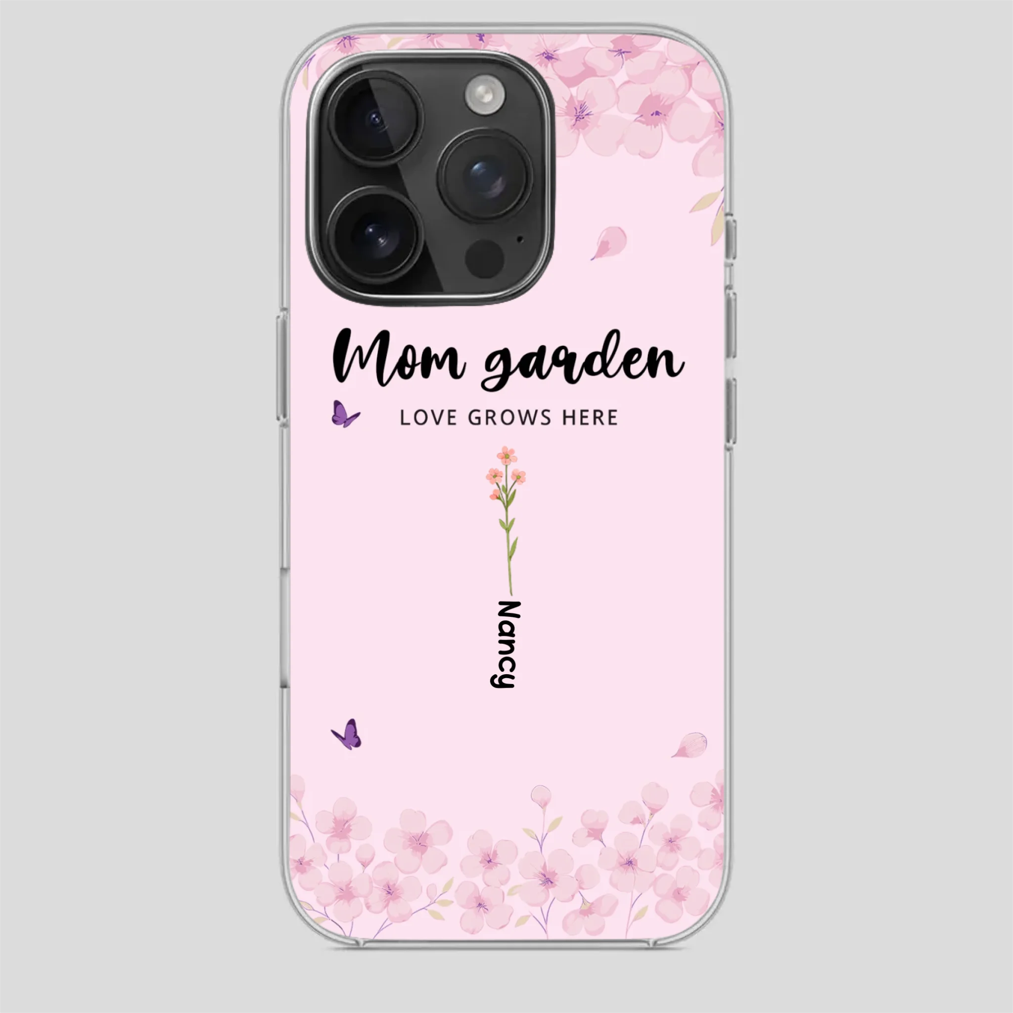 Elegant Mom’s Garden Case – Nature-Inspired Love - 89Prints