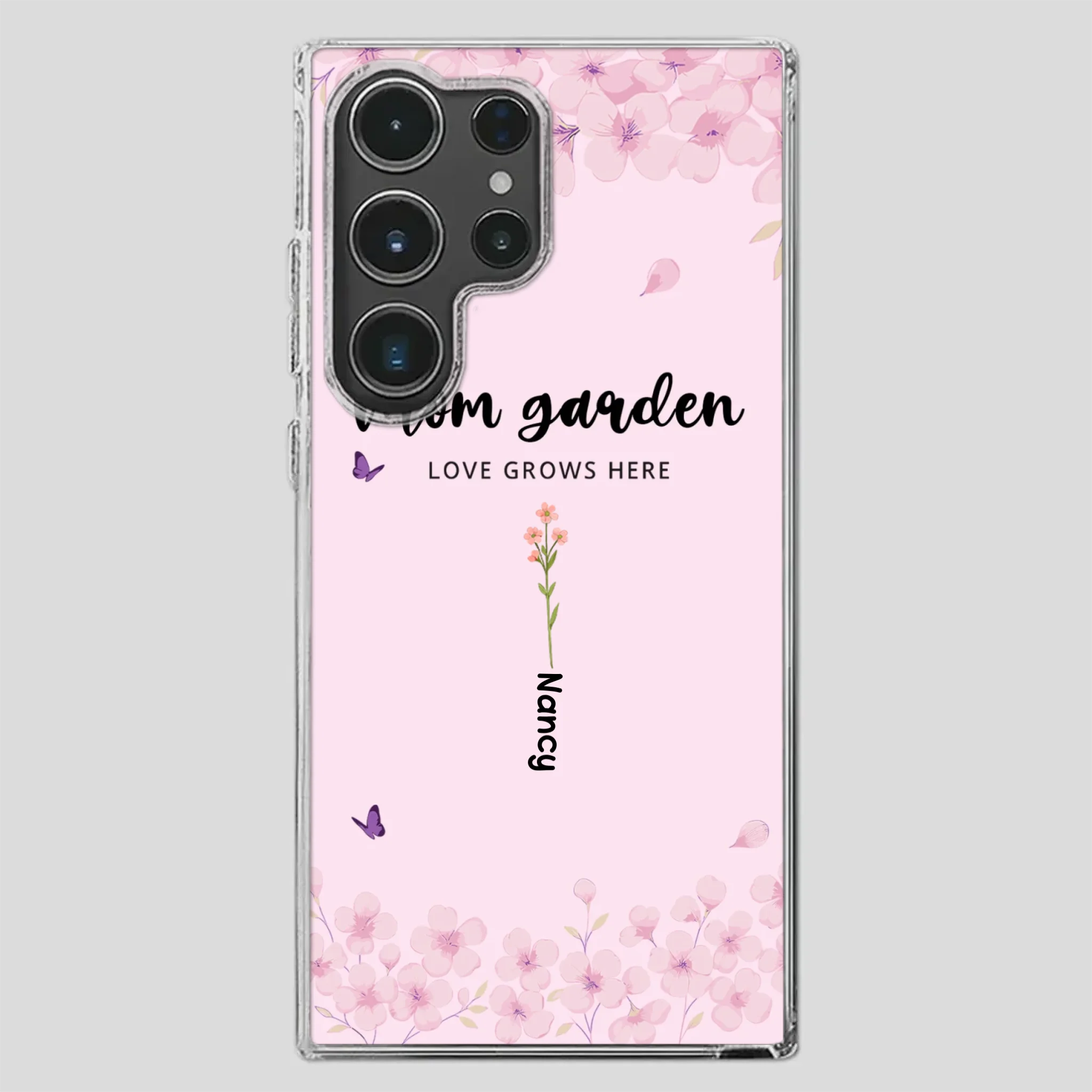 Elegant Mom’s Garden Case – Nature-Inspired Love - 89Prints