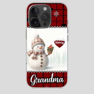Merry Christmas Grandma – Personalized Heart Phone Case - 89Prints