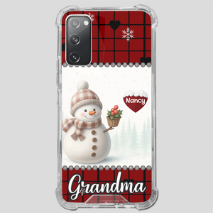 Merry Christmas Grandma – Personalized Heart Phone Case - 89Prints