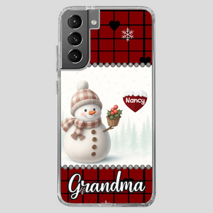Merry Christmas Grandma – Personalized Heart Phone Case - 89Prints