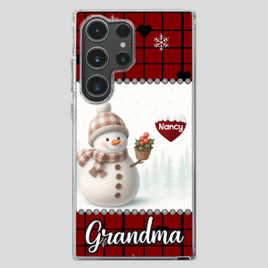Merry Christmas Grandma – Personalized Heart Phone Case - 89Prints
