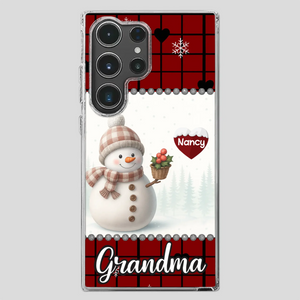 Merry Christmas Grandma – Personalized Heart Phone Case - 89Prints