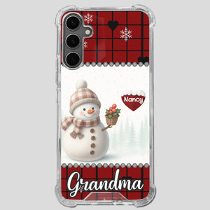 Merry Christmas Grandma – Personalized Heart Phone Case - 89Prints