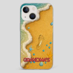 Grandma Phone Case with Flowers – Custom Name Design - 89Prints