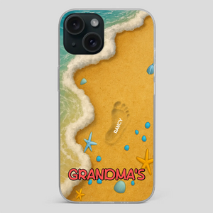 Grandma Phone Case with Flowers – Custom Name Design - 89Prints