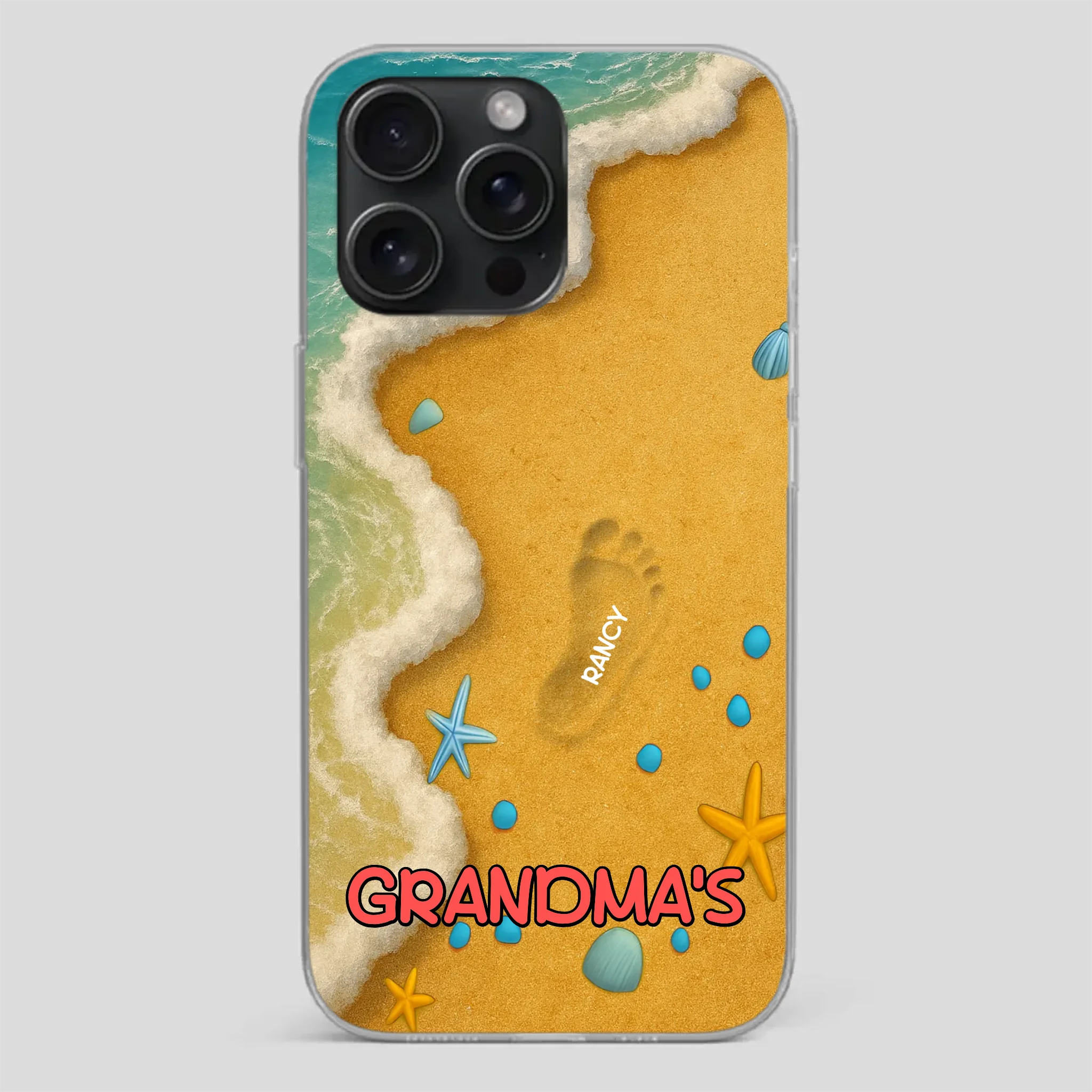Grandma Phone Case with Flowers – Custom Name Design - 89Prints
