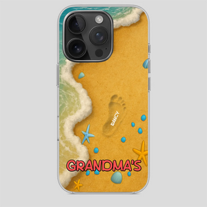 Grandma Phone Case with Flowers – Custom Name Design - 89Prints