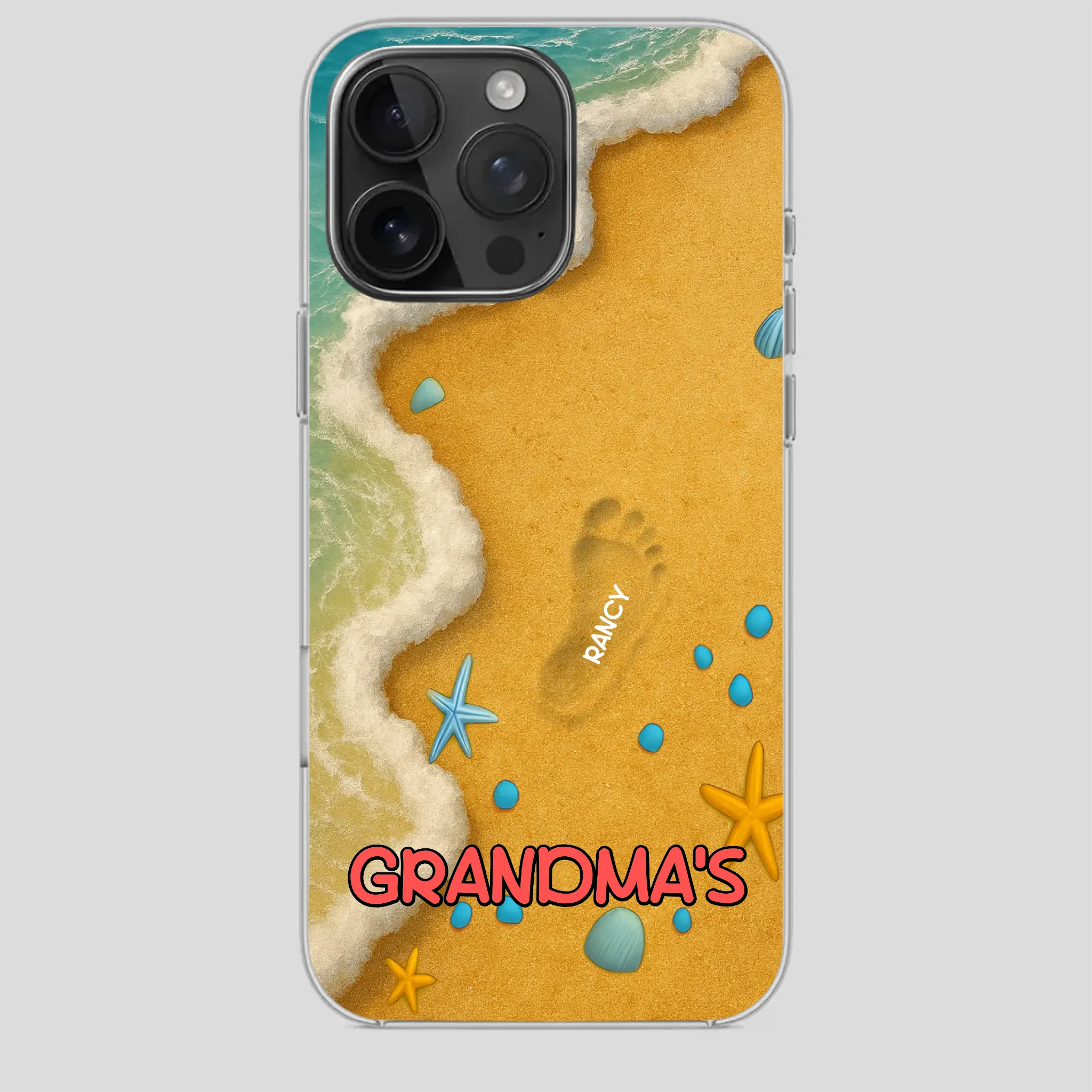 Grandma Phone Case with Flowers – Custom Name Design - 89Prints
