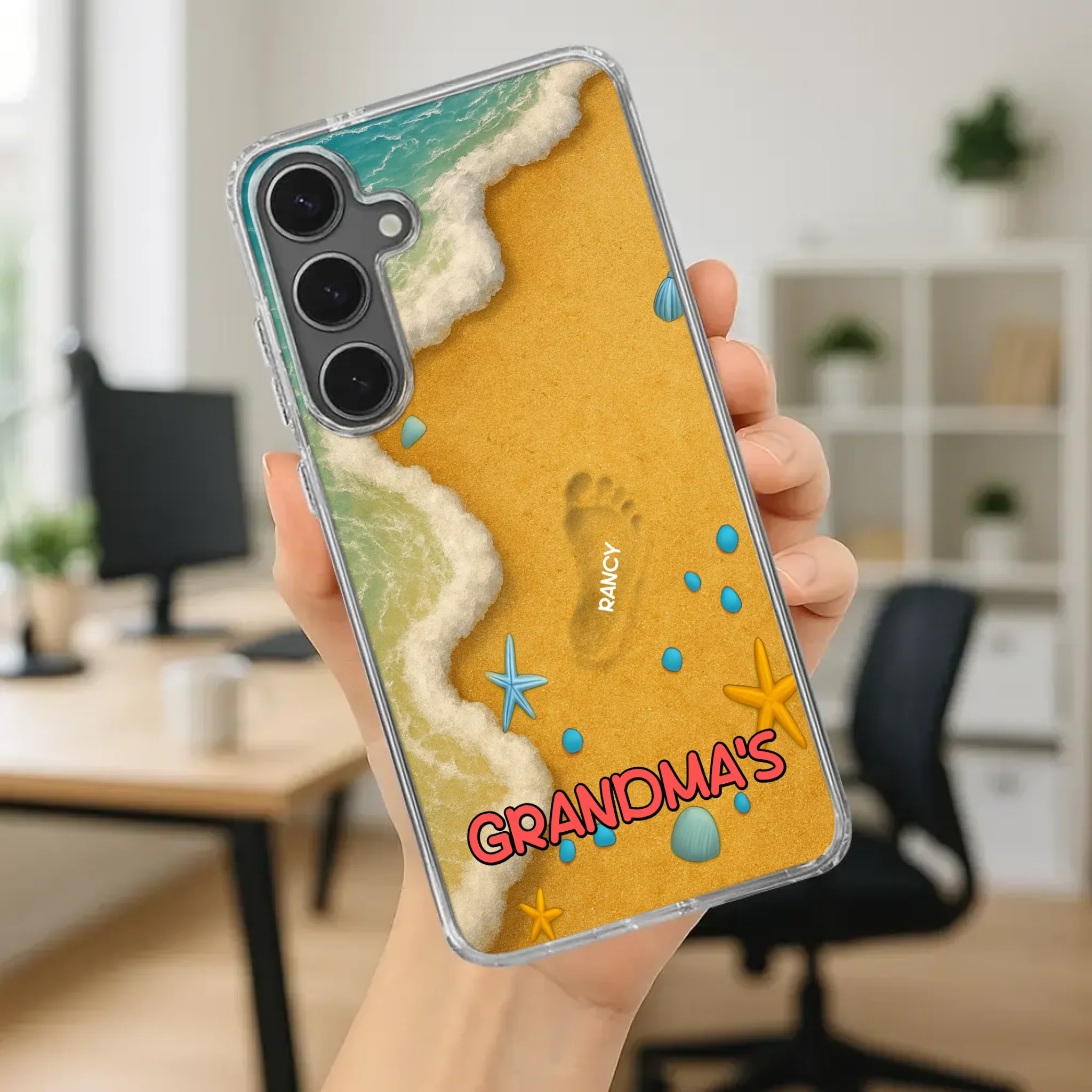 Grandma Phone Case with Flowers – Custom Name Design - 89Prints