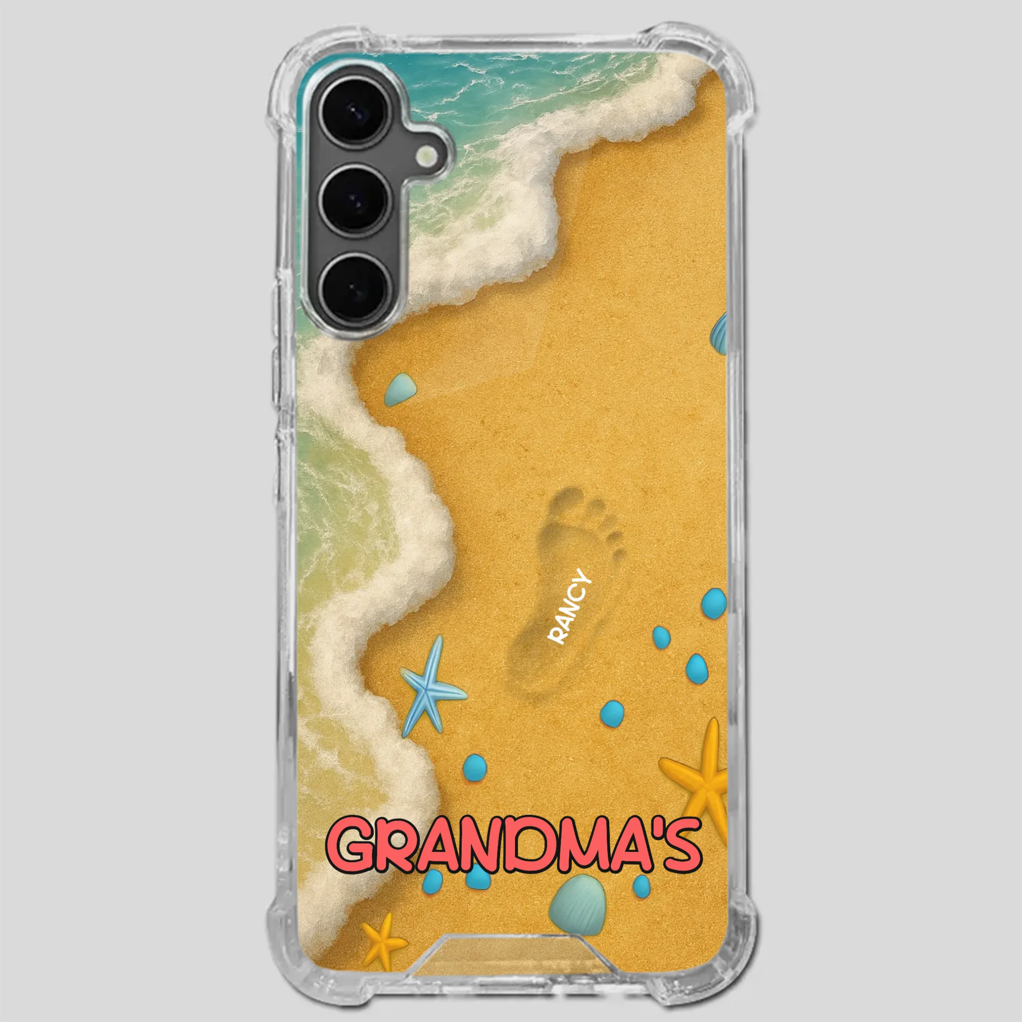 Grandma Phone Case with Flowers – Custom Name Design - 89Prints