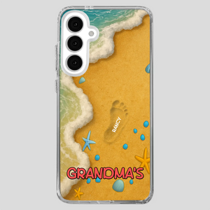 Grandma Phone Case with Flowers – Custom Name Design - 89Prints