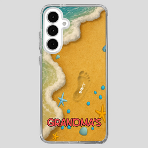 Grandma Phone Case with Flowers – Custom Name Design - 89Prints