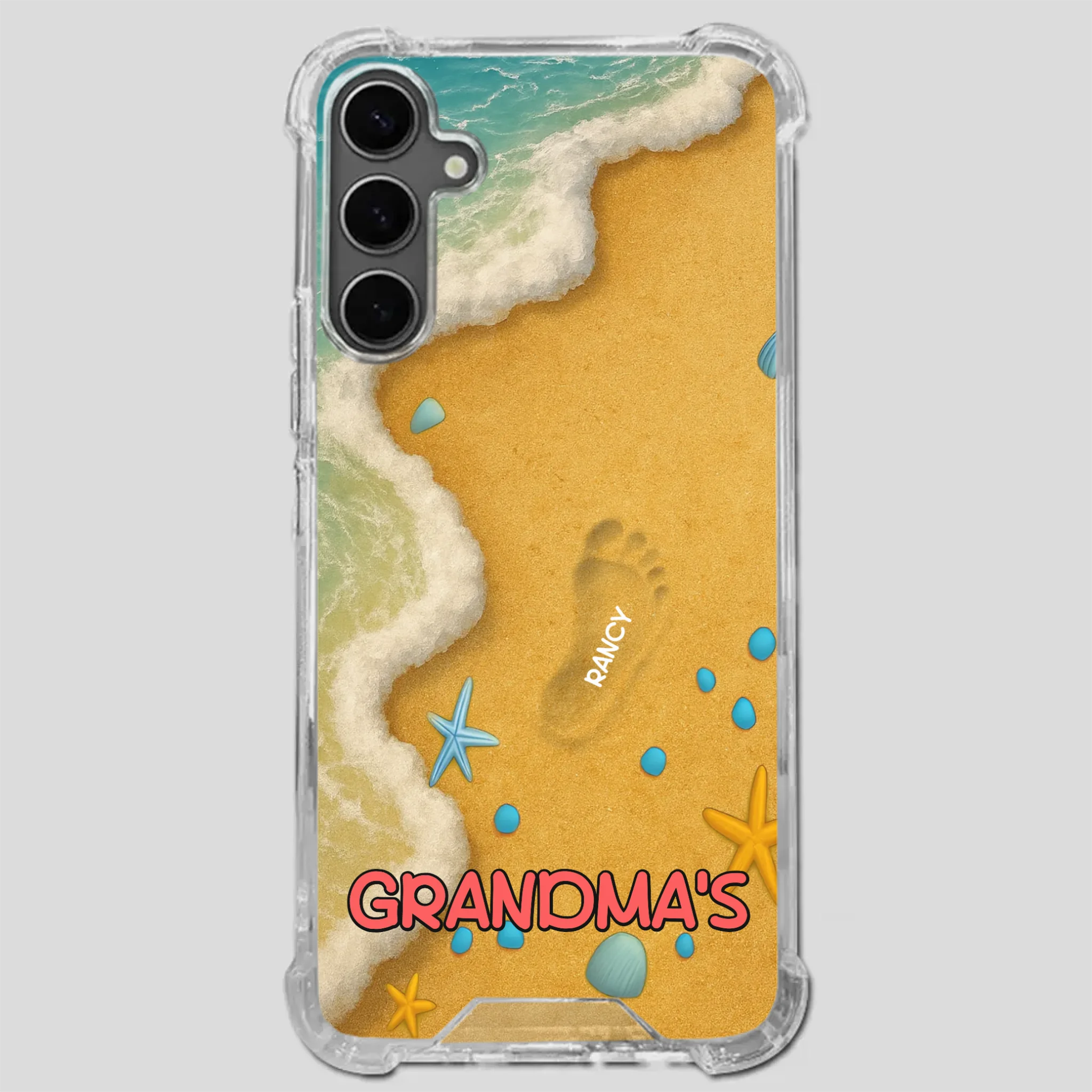 Grandma Phone Case with Flowers – Custom Name Design - 89Prints