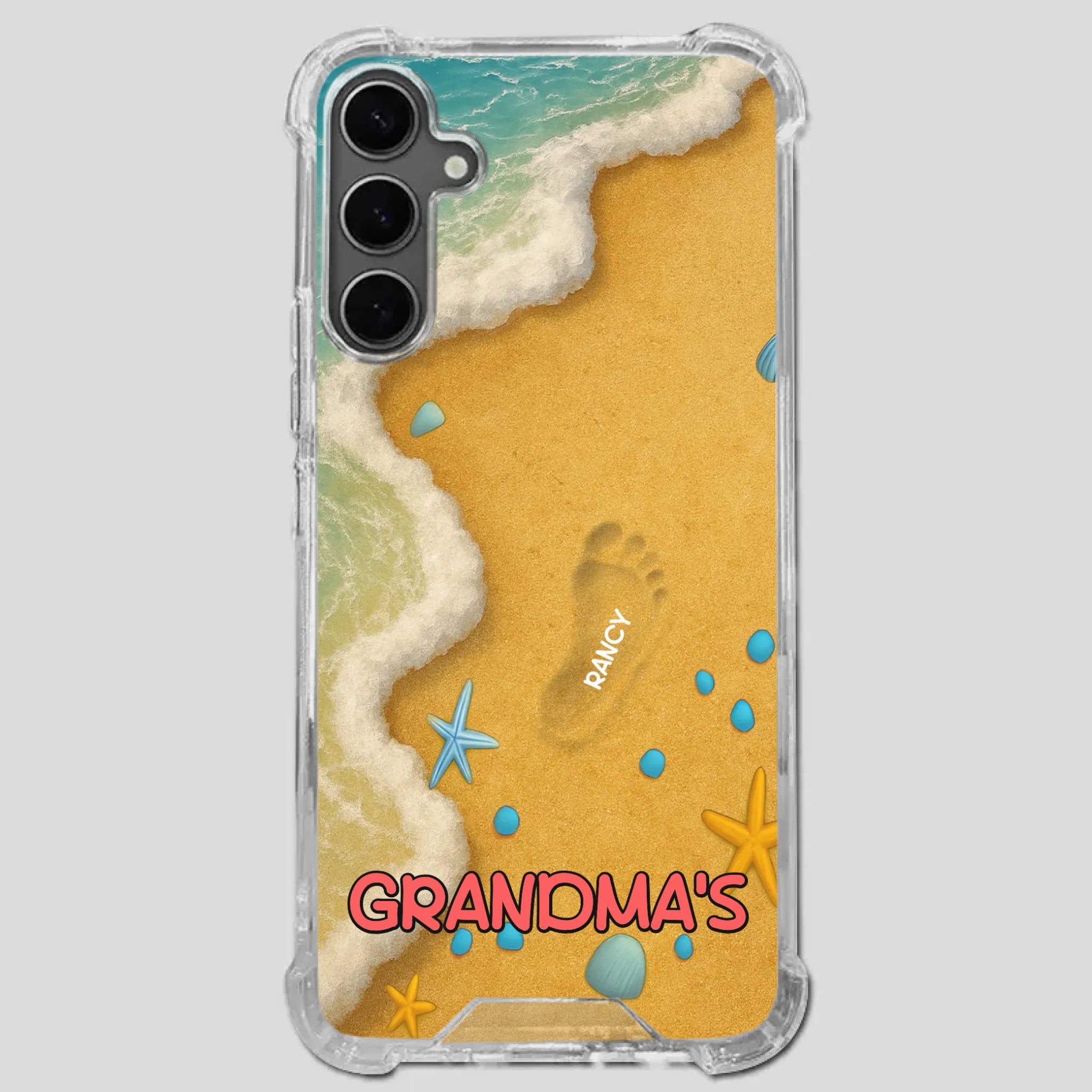 Grandma Phone Case with Flowers – Custom Name Design - 89Prints