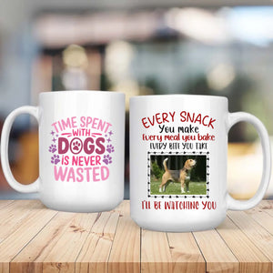 Time Spent with Dog Is Never Wasted Mug – Heartwarming Gift for Pet Lovers – 89Prints