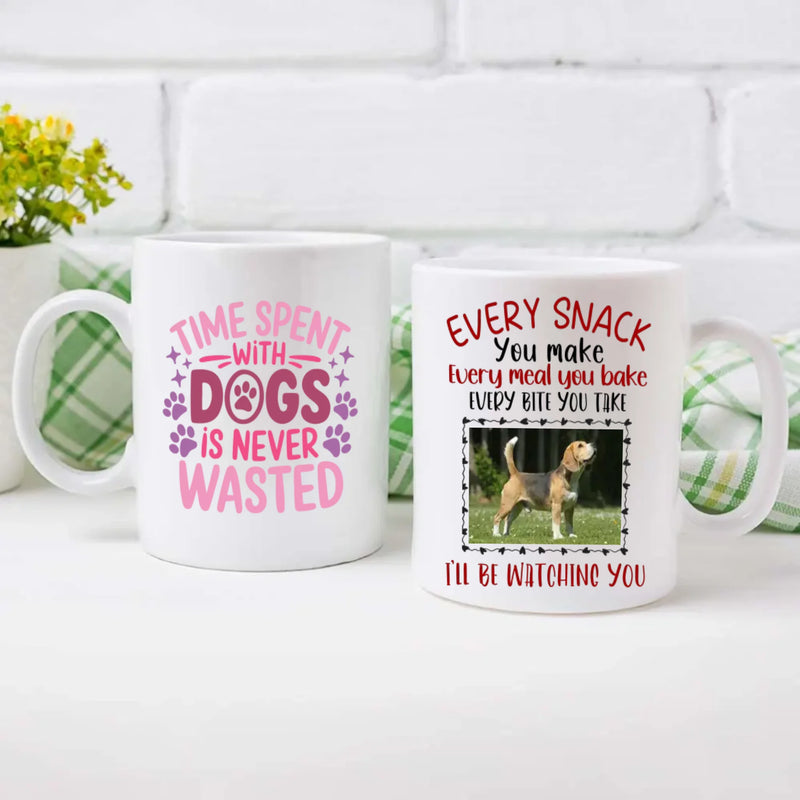 Time Spent with Dog Is Never Wasted Mug – Heartwarming Gift for Pet Lovers – 89Prints