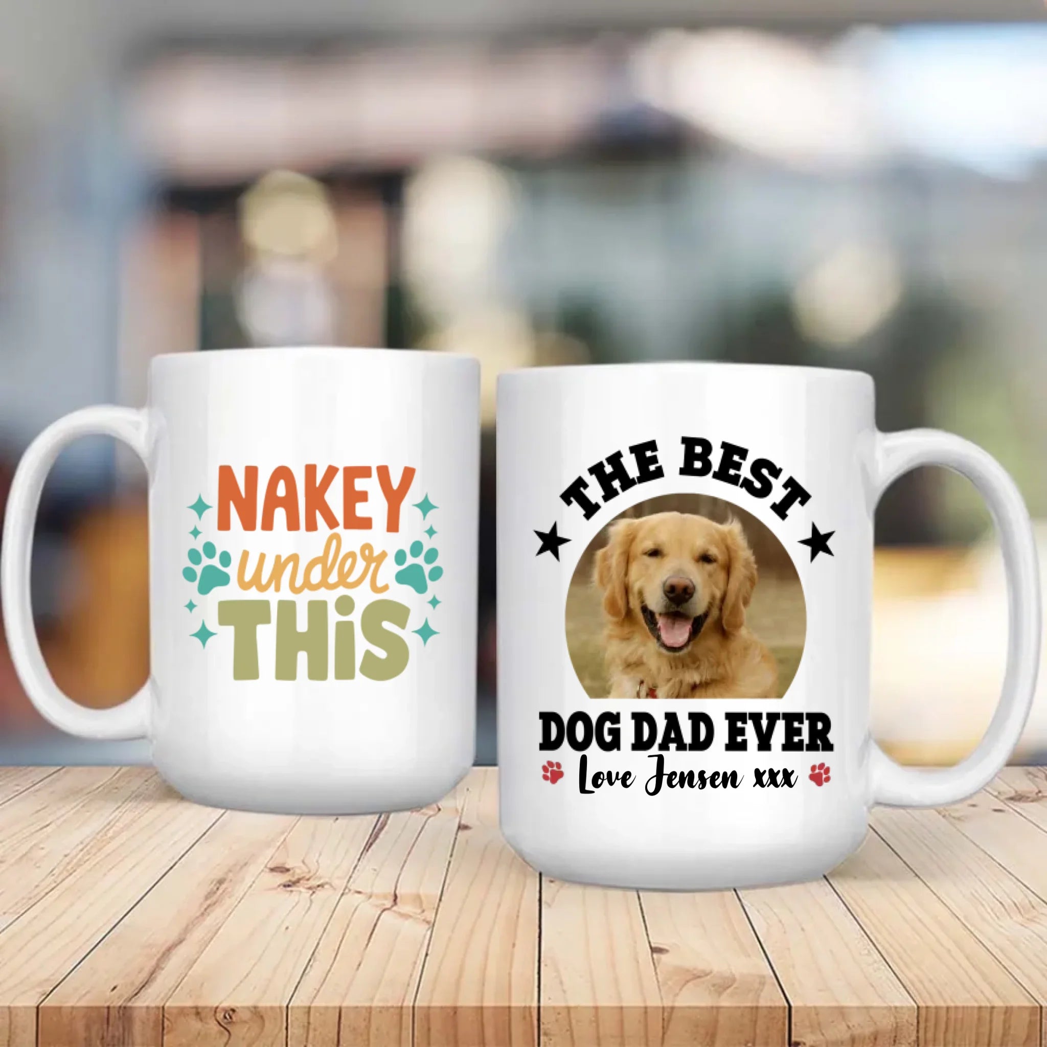 The Best Dog Dad Ever Mug – Funny & Heartwarming Gift for Proud Pet Dads – 89Prints