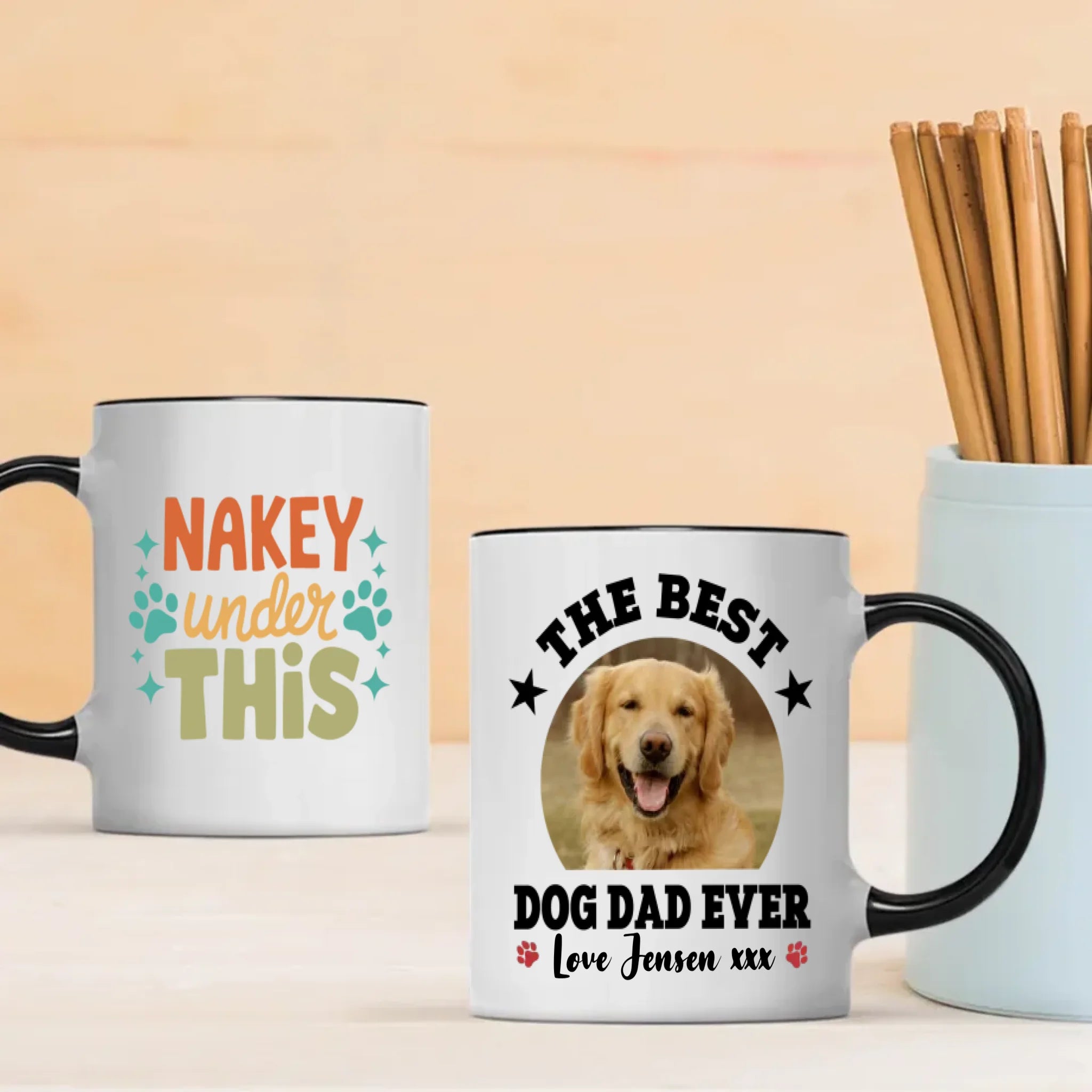 The Best Dog Dad Ever Mug – Funny & Heartwarming Gift for Proud Pet Dads – 89Prints