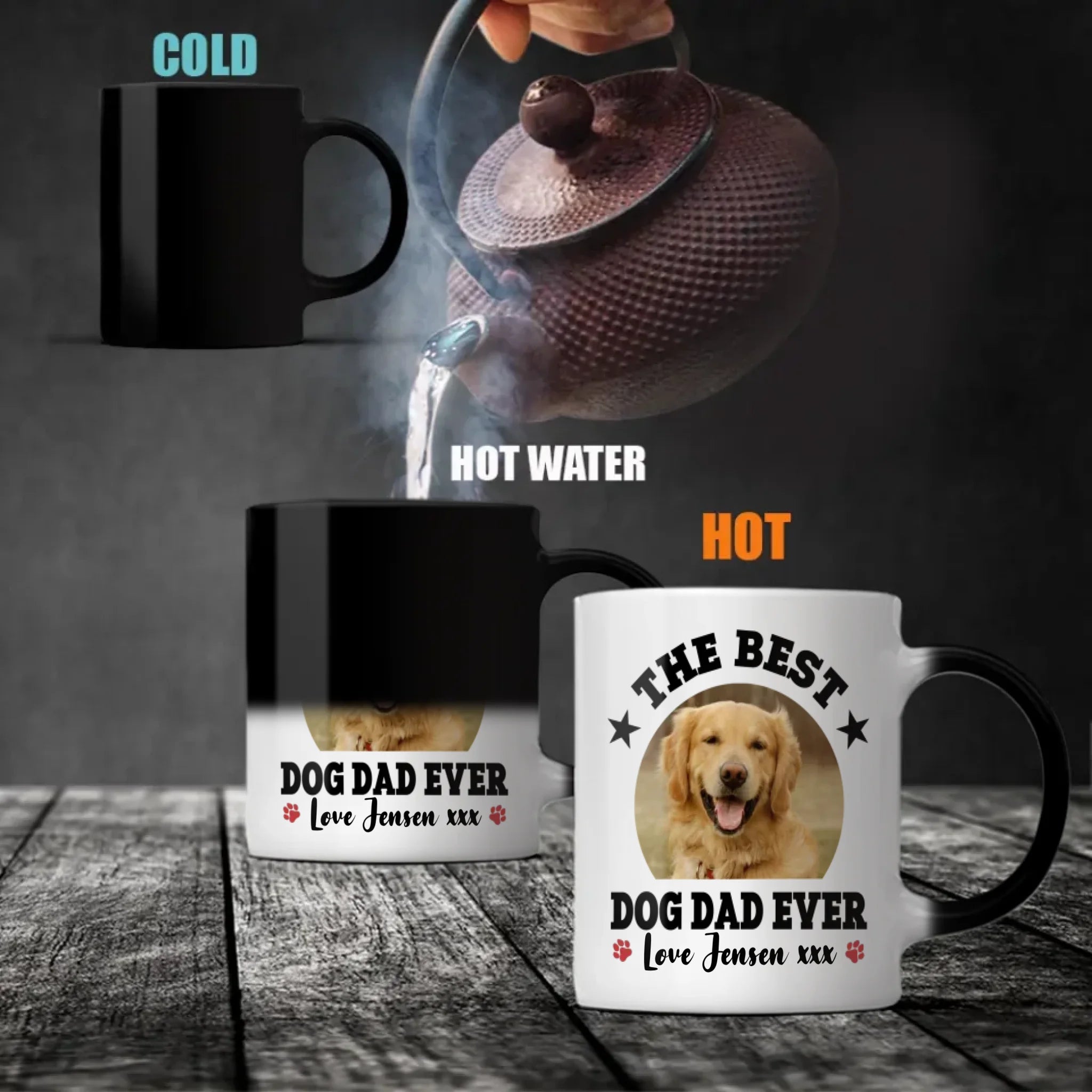 The Best Dog Dad Ever Mug – Funny & Heartwarming Gift for Proud Pet Dads – 89Prints