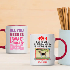All You Need Is Love and a Dog Mug – Heartwarming Gift for Pet Lovers – 89Prints