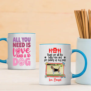 All You Need Is Love and a Dog Mug – Heartwarming Gift for Pet Lovers – 89Prints
