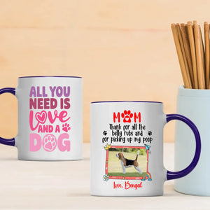 All You Need Is Love and a Dog Mug – Heartwarming Gift for Pet Lovers – 89Prints