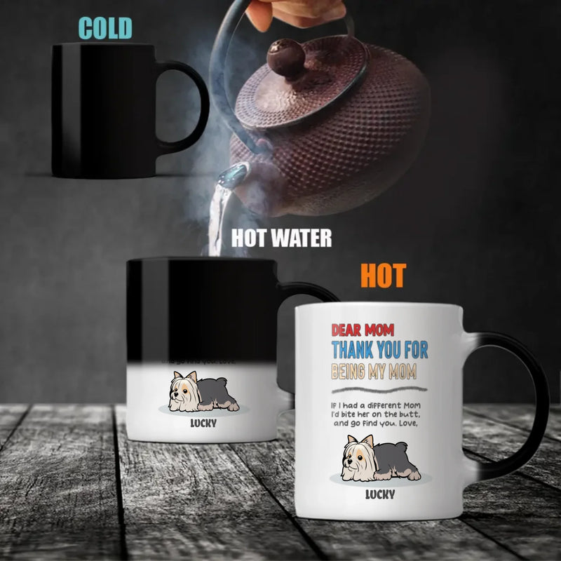 Custom Dog Mug – Coffee & Paw Prints | 89Prints