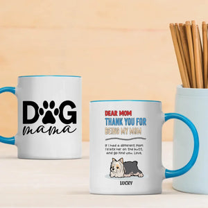 Custom Dog Mug – Coffee & Paw Prints | 89Prints