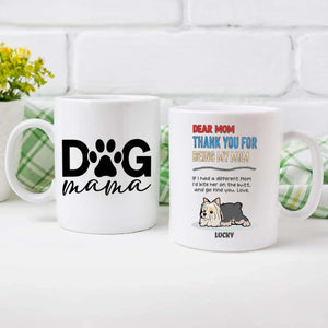 Custom Dog Mug – Coffee & Paw Prints | 89Prints