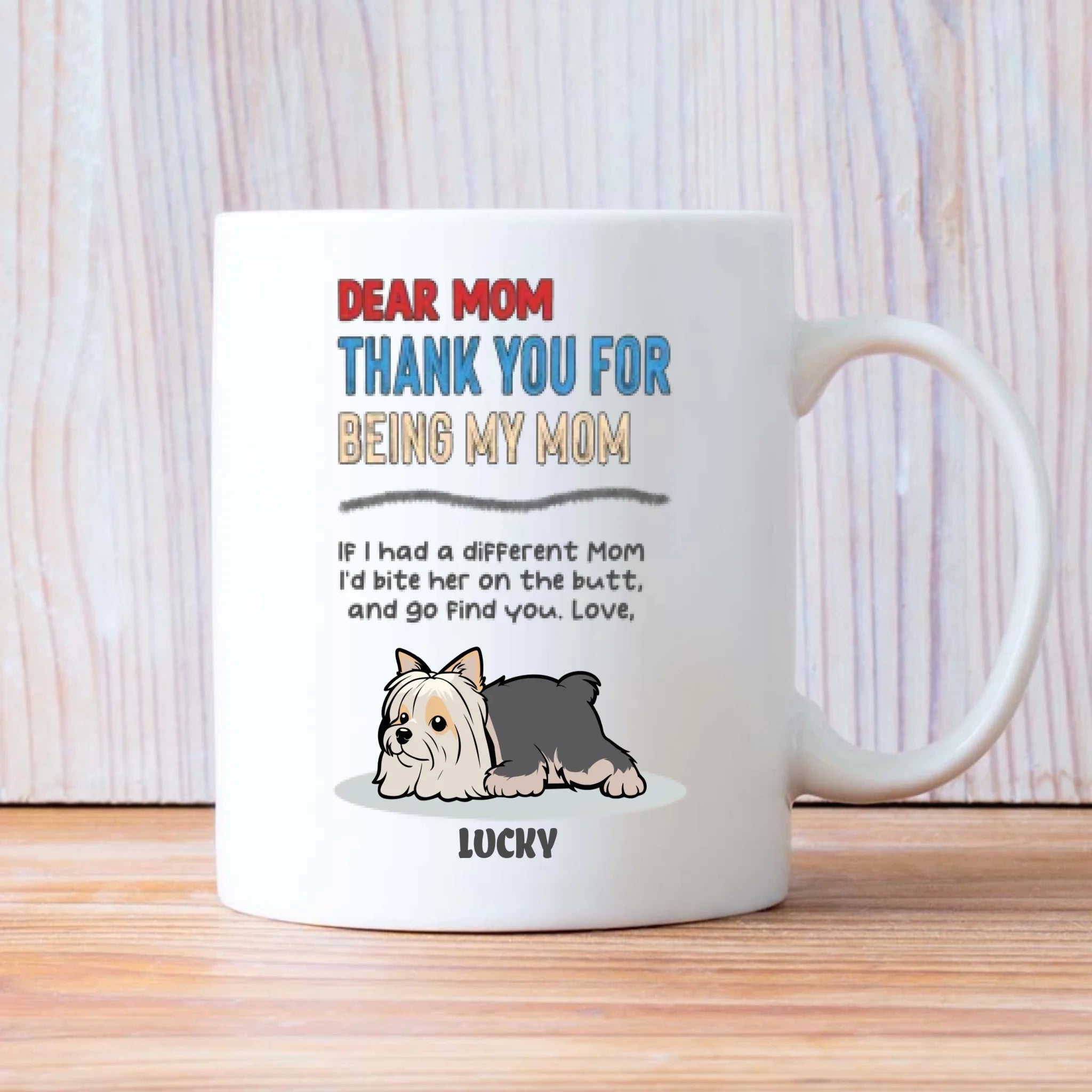 Custom Dog Mug – Coffee & Paw Prints | 89Prints