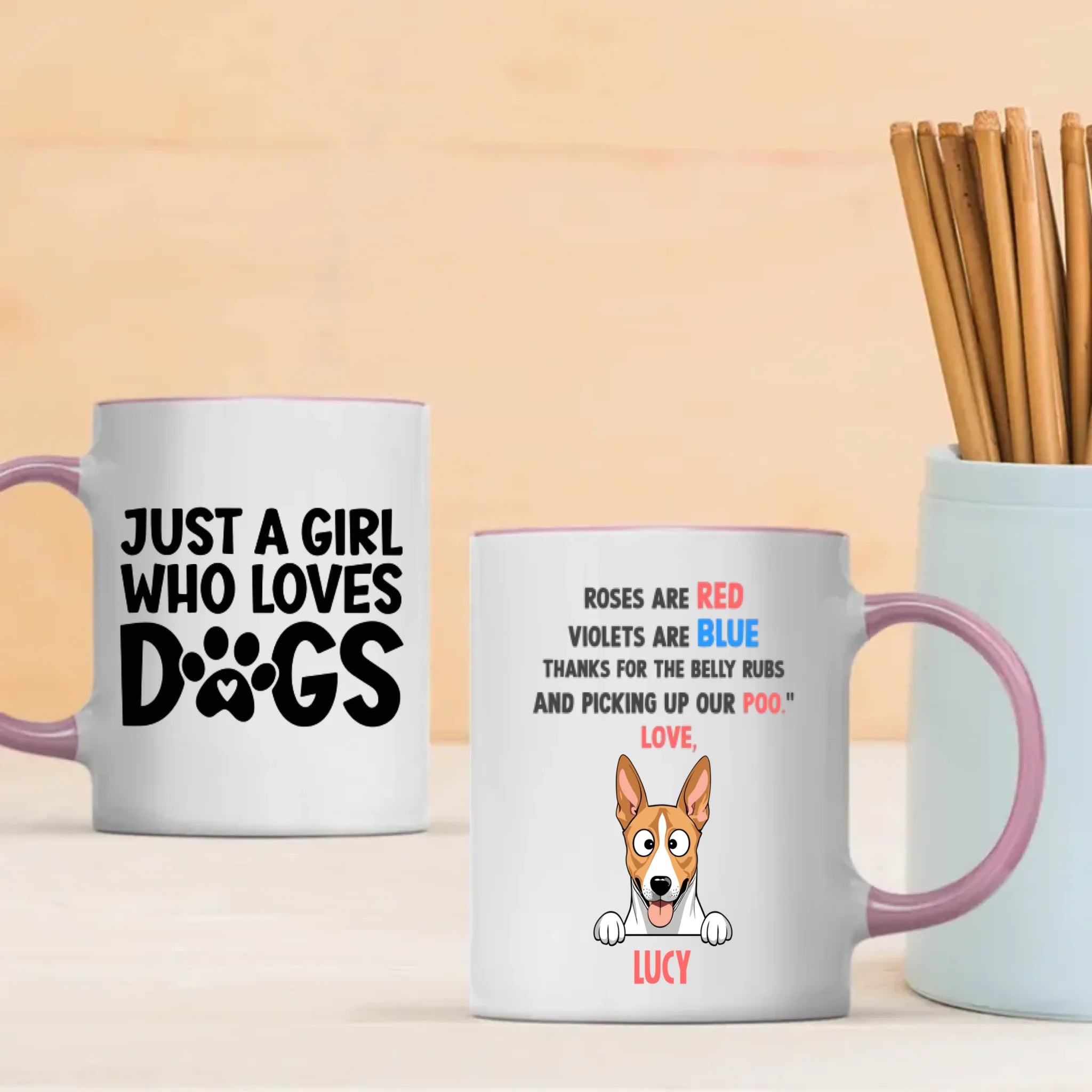 Custom Dog Mug – Start Your Morning With Puppy Love | 89Prints