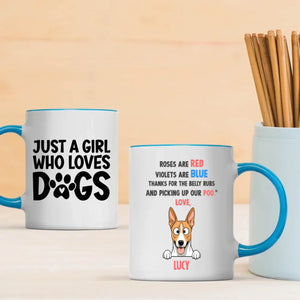 Custom Dog Mug – Start Your Morning With Puppy Love | 89Prints