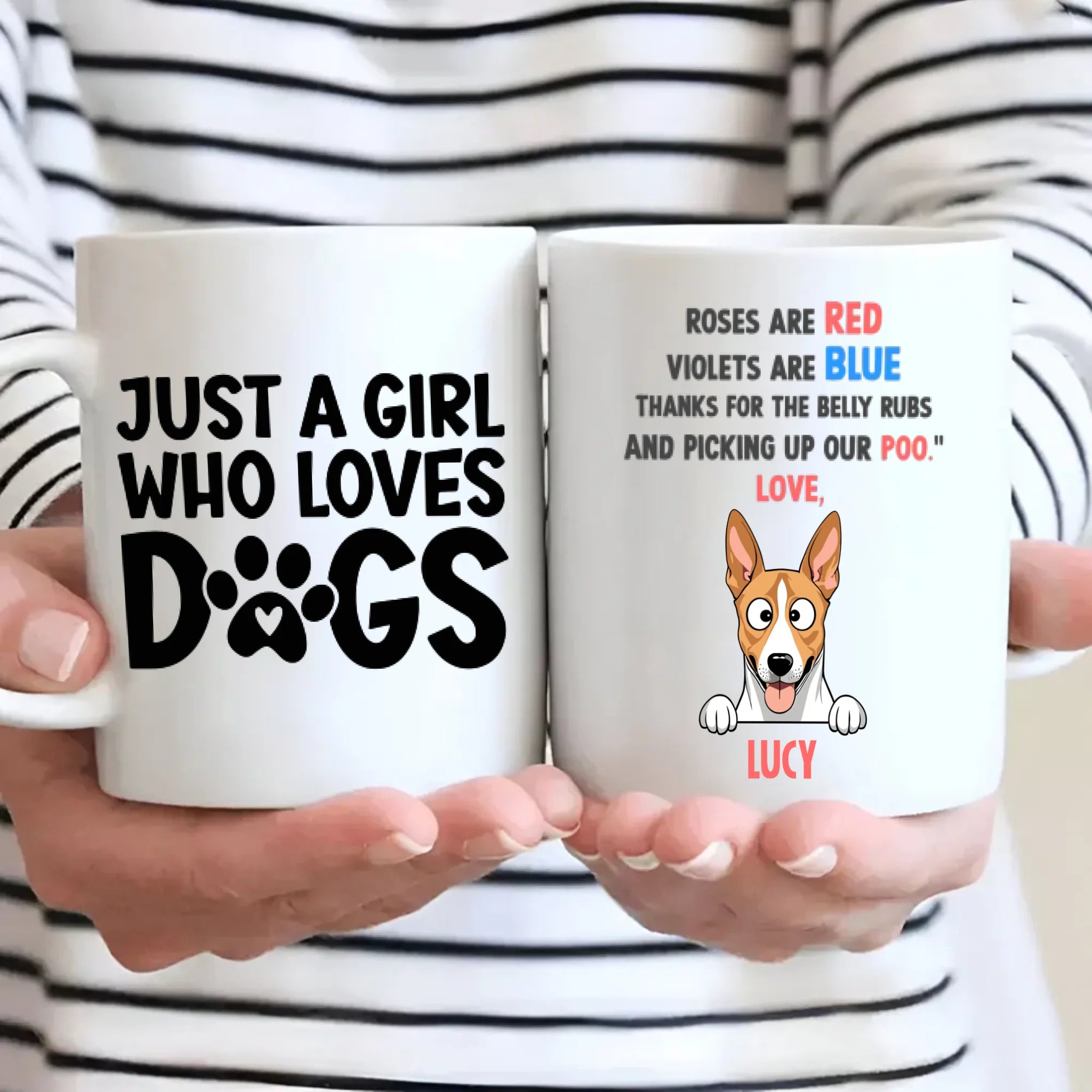 Custom Dog Mug – Start Your Morning With Puppy Love | 89Prints