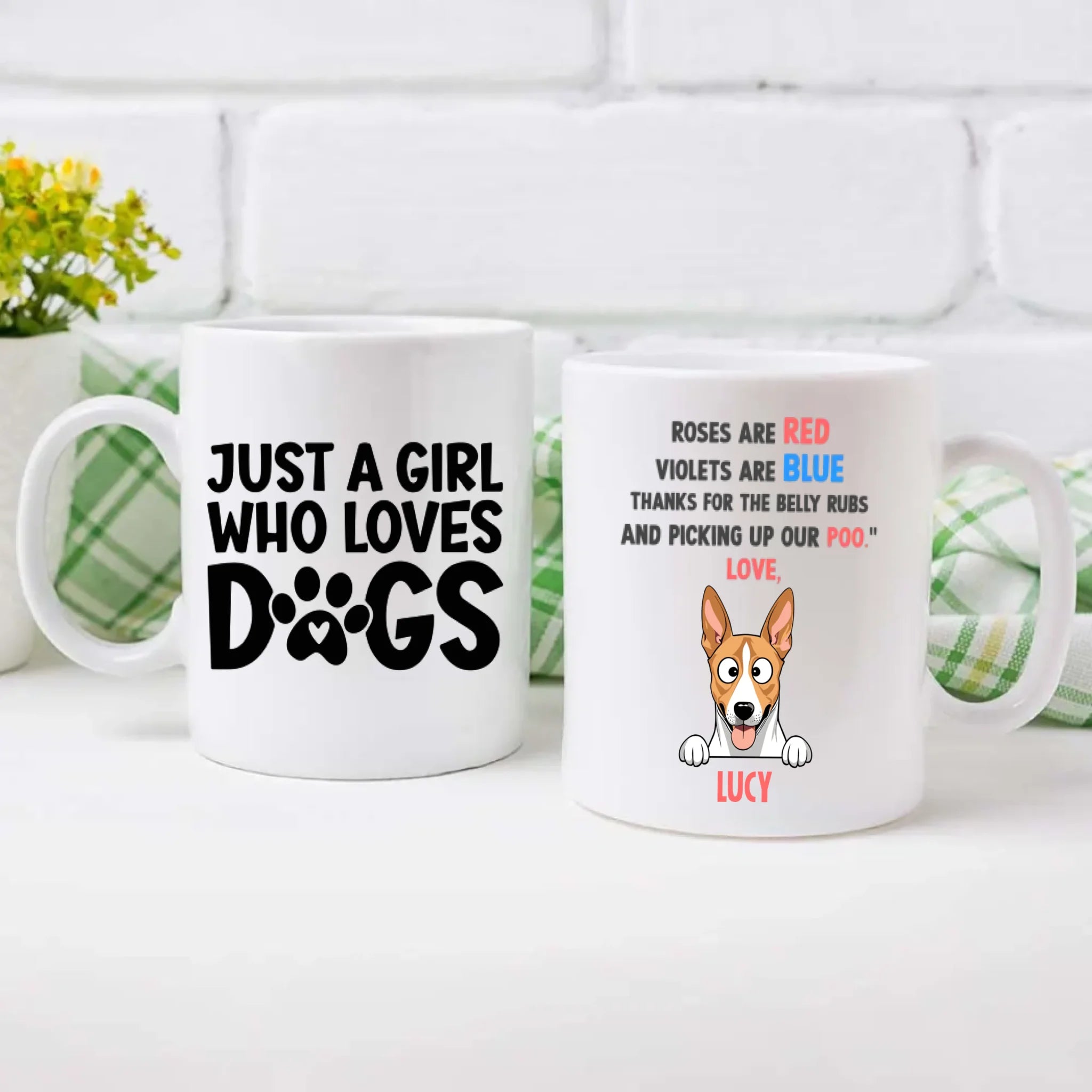 Custom Dog Mug – Start Your Morning With Puppy Love | 89Prints