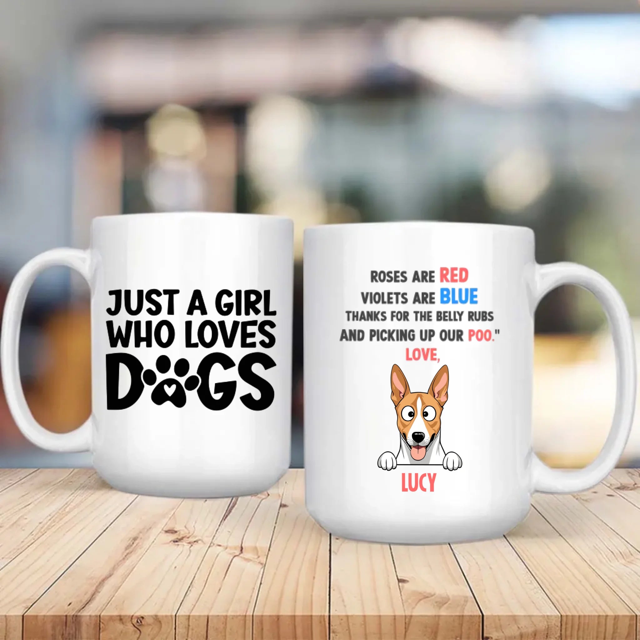 Custom Dog Mug – Start Your Morning With Puppy Love | 89Prints