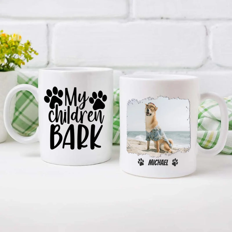 Custom Dog Mug – Less Bark, More Cuddle | 89Prints