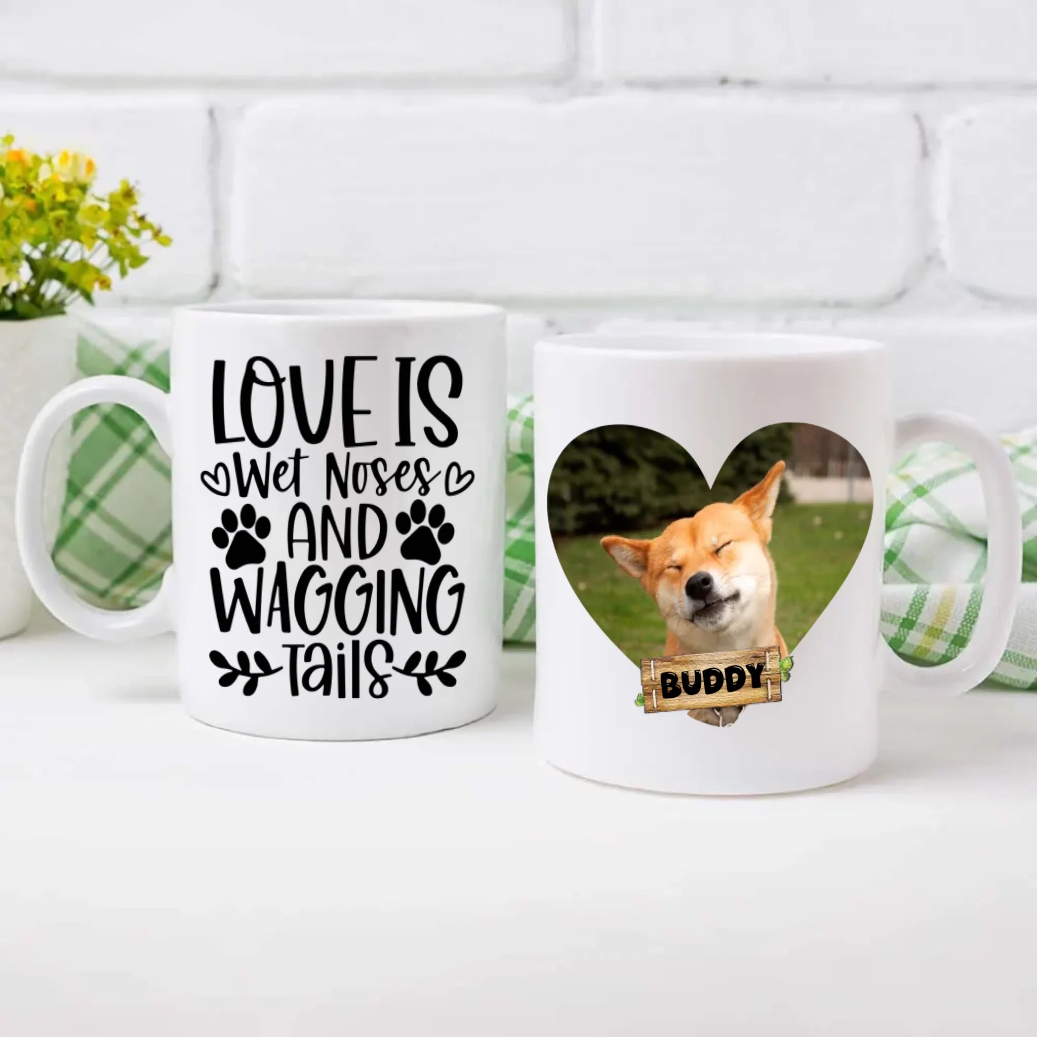 Custom Dog Mug – Wet Noses & Wagging Tails | 89Prints