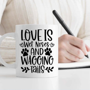 Custom Dog Mug – Wet Noses & Wagging Tails | 89Prints