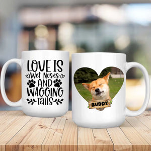 Custom Dog Mug – Wet Noses & Wagging Tails | 89Prints